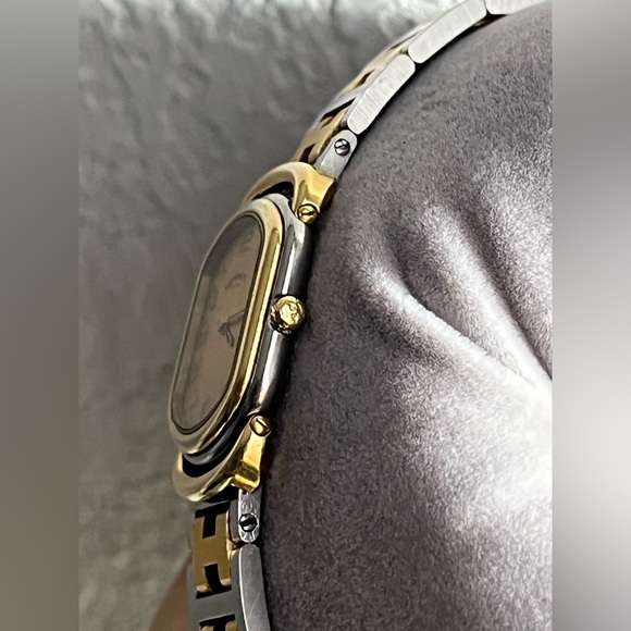 HERMÈS RALLYE 18K Yellow Gold-Plated ladies watch - Picture 5 of 17